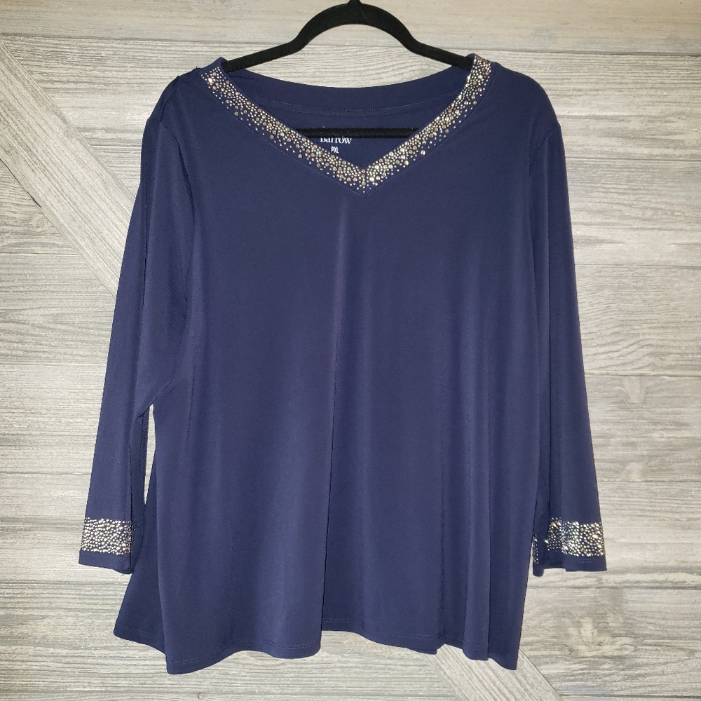 Womens Croft and Barrow blouse petite XL
